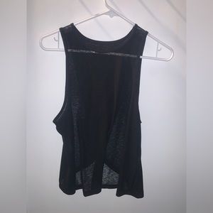 black crossback tank